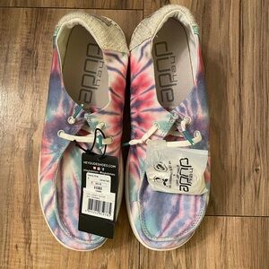 Hey Dude Multicolor Tie-Dye Shoes